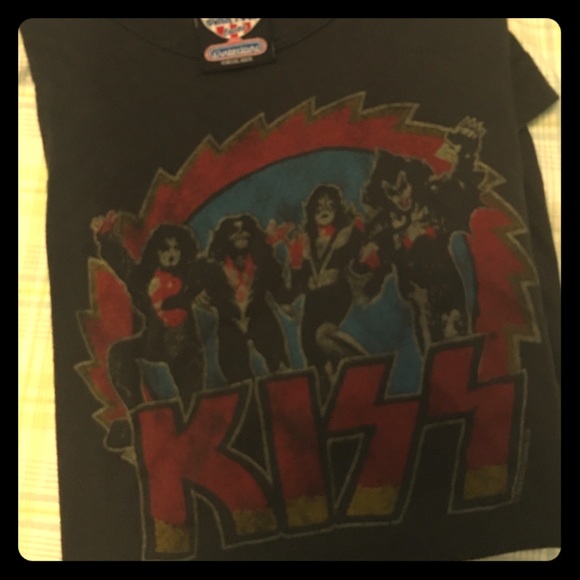 KISS black baby Tshirt.