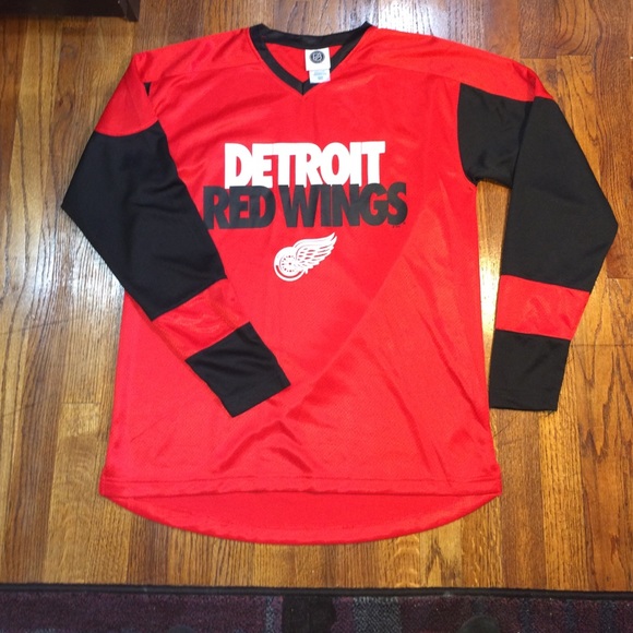 Detroit Red Wings Long Sleeve Warm Up