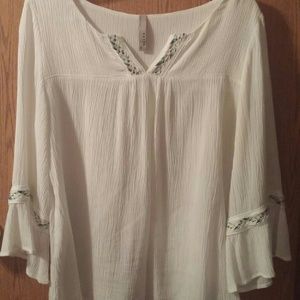 Entro blouse, white, large - worn twice