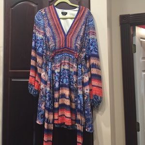 Bebe Light Weight Tie Back Dress