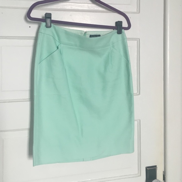 NWT J. Crew Seafoam Green Pencil Skirt