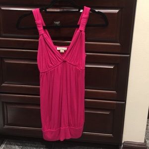 Pink Top with Built in Bra