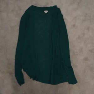 Emerald green cardigan!