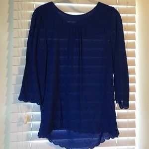 Anthropology Maeve blouse. Sheer. Size 2
