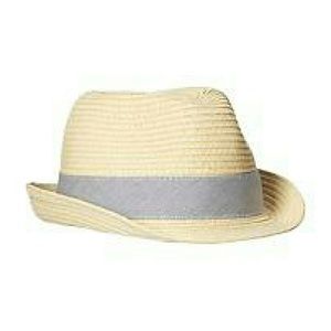 Toddler Boy Straw Fedora