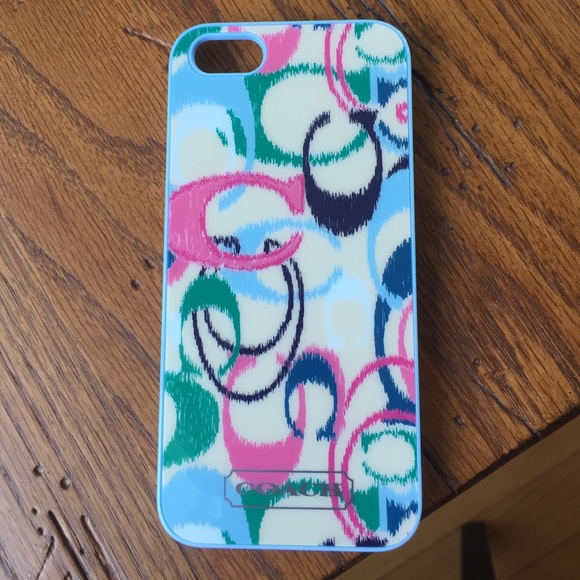Authentic Coach iPhone 5 case - Picture 2 of 2