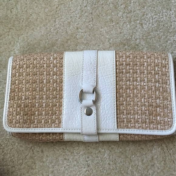 Cole Haan woven clutch - never used with tag