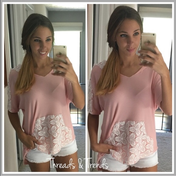 Lace Hoodie Top - Picture 3 of 3