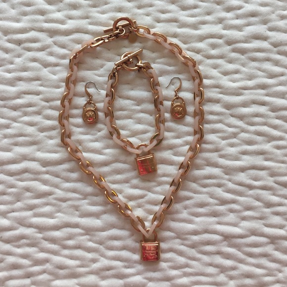 FINAL PRICE! Michael Kors Necklace & Earrings