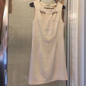 Fitting cream dress!