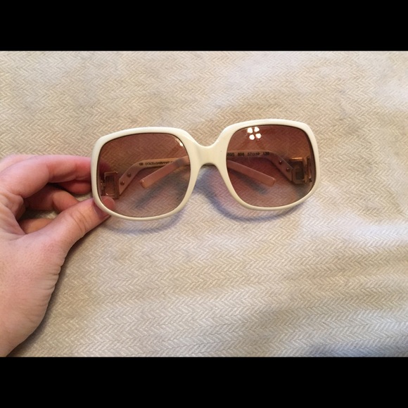 White vintage d and g sunglasses.