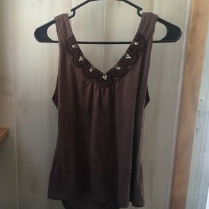Brown Tank Top