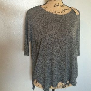 AEO 3/4 sleeve hi low top