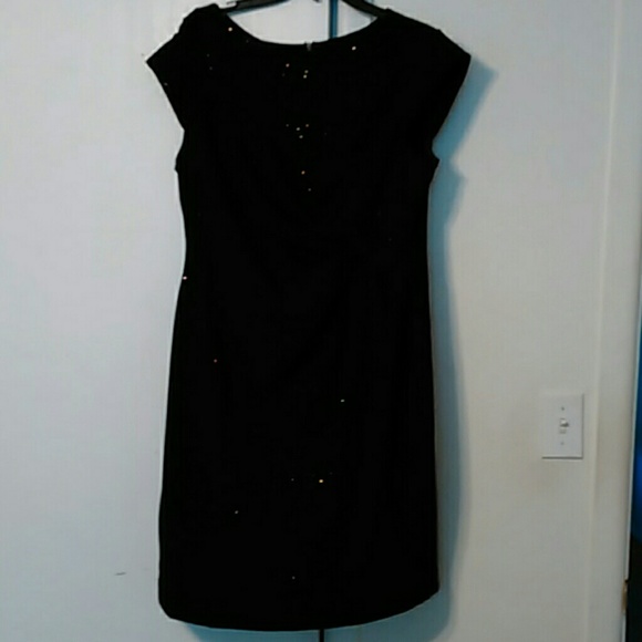 Black with Gold sparkles