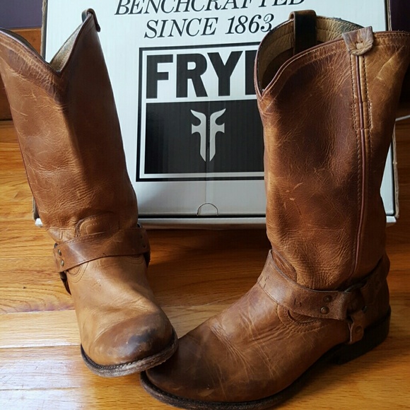 Frye Wyatt Harness Tall Boots