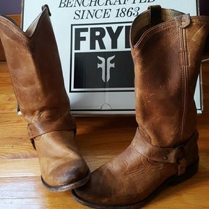 Frye Wyatt Harness Tall Boots