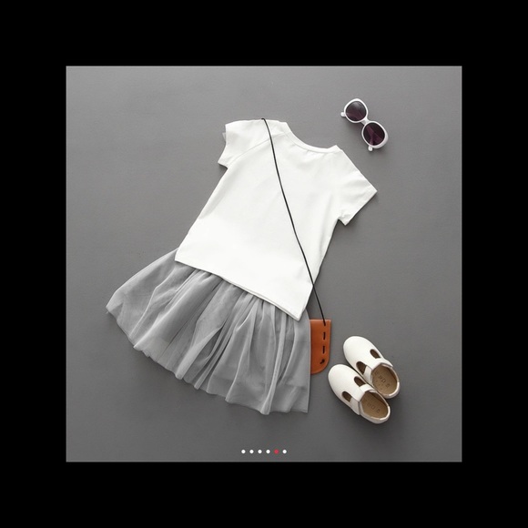 ❗️last one❗️5 ⭐️ 🎉2xHP🎉 girls Cotton &organza - Picture 3 of 4