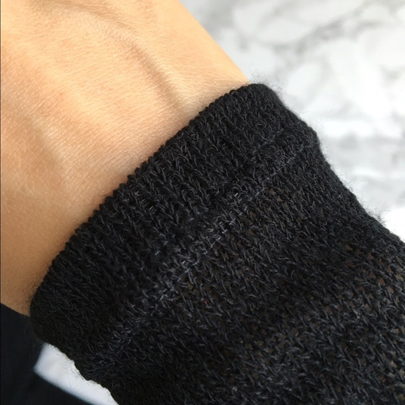 BOHO LUXE Black long cardigan duster. MADE IN USA - Picture 4 of 4