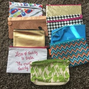 Lot of ipsy makeup bags