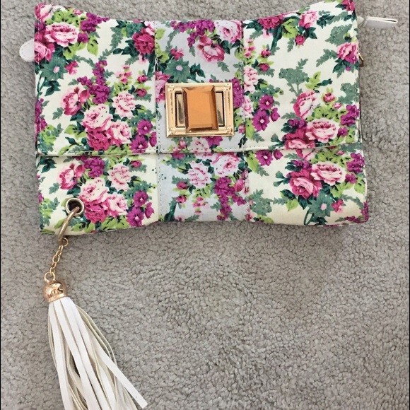 South Moon Under floral clutch purse/bag