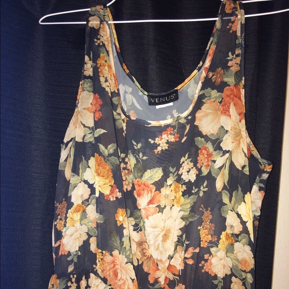 Flowy floral dress
