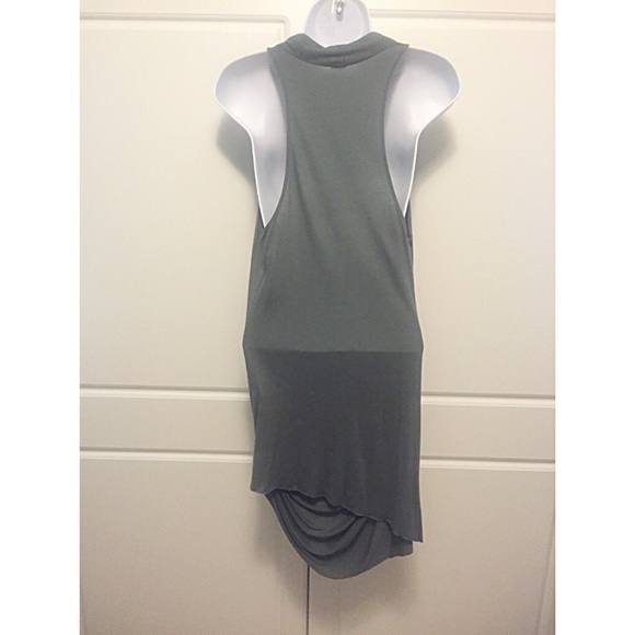 🚫SOLD🚫Helmut Lang Gray Draped Dress - Picture 3 of 5
