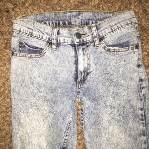 Cheap Monday Skinny Acid Wash Jeans
