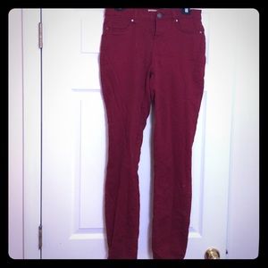 Blue spice skinny pants