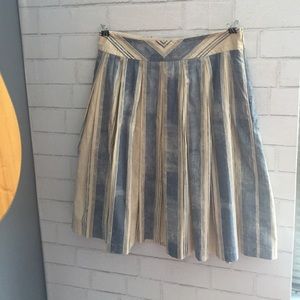 Anthropologie Maeve Skirt size 2 Pleated A-line