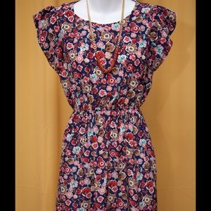 Floral print mini dress by ZARA. 💃🏻Spring Deal!!