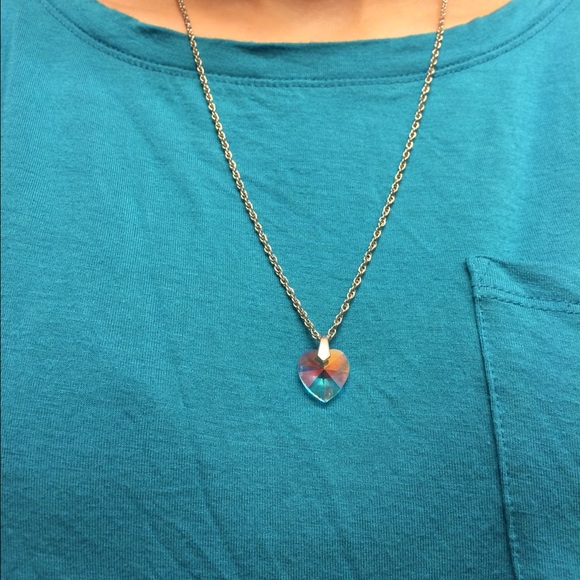 Swarovski Crystal Heart Necklace - Picture 2 of 4