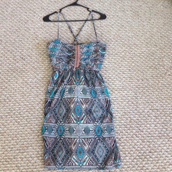 Aztec design dress
