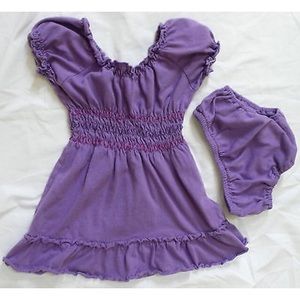 Circo Baby Girls Short Sleeve Dress with Bloomer