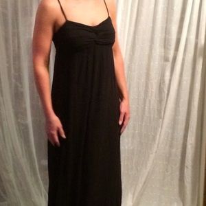 Black maxi dress