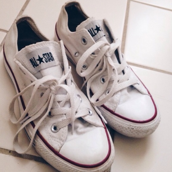 Used White Converse