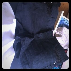 Cute black sparkle shorts