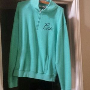 Cute Victorias Secret pink 1/4 zip!