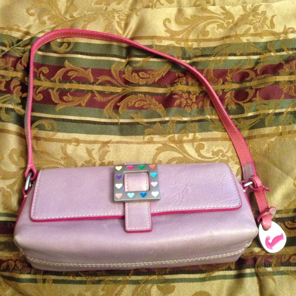 Dooney & Bourke leather purple bag