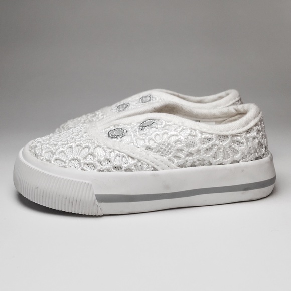 OshKosh B'gosh Other - Genuine Kids White Ivory Lace Sneakers