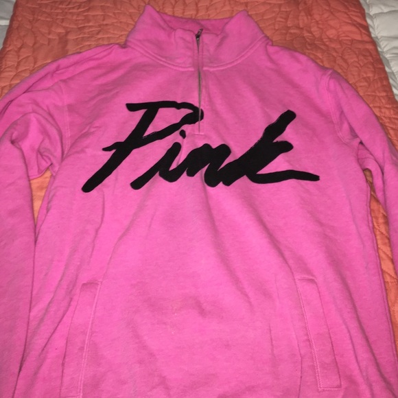 Three quarter zip sweater shirt