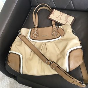 FINAL Leather Coach & Checkbook cover F17096