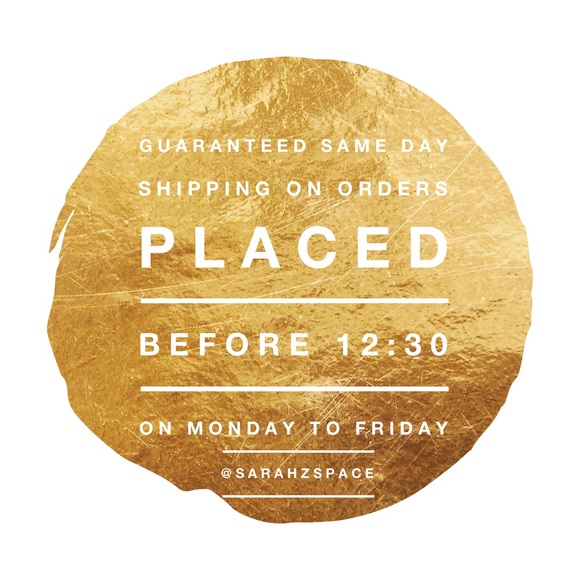 • guaranteed same day shipping •