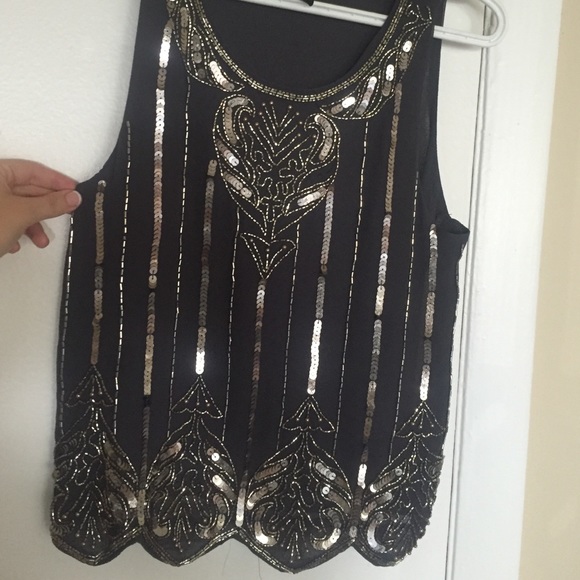 Sequence grey tank top