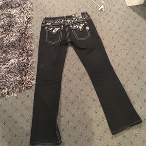 Black miss me jeans