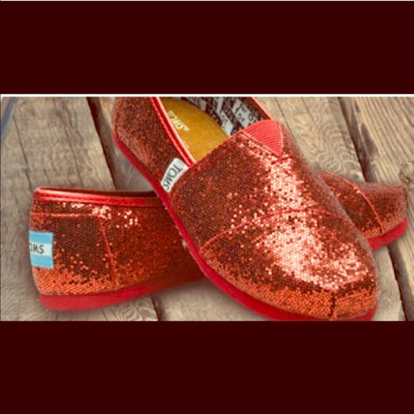 Toms Ruby Red Sparkle