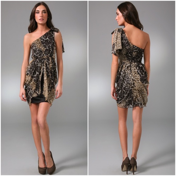 NWT alice + olivia Silk Chiffon Dress