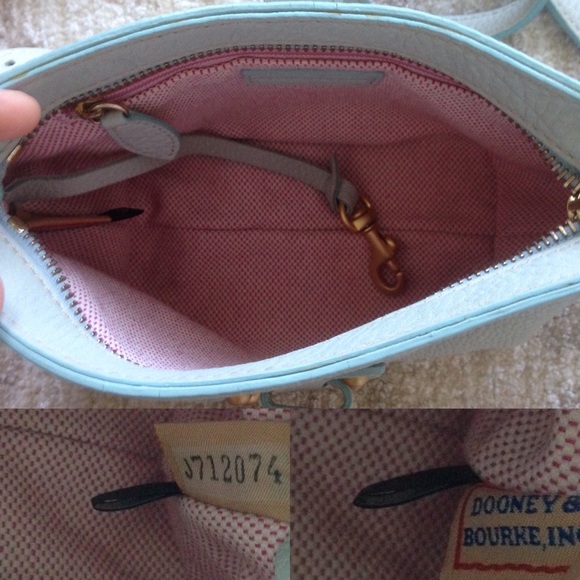 24K Gold Plated Marchesa Leather 💯Dooney & Bourke - Picture 4 of 4