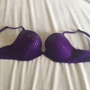 Purple sequin VS push-up bra 34C
