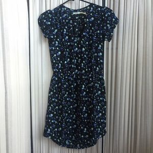 Kimchi Blue Flowered Shirt Dress