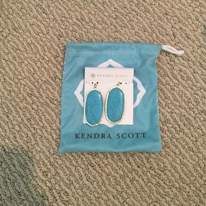 Kendra Scott Danielle earrings in turquoise